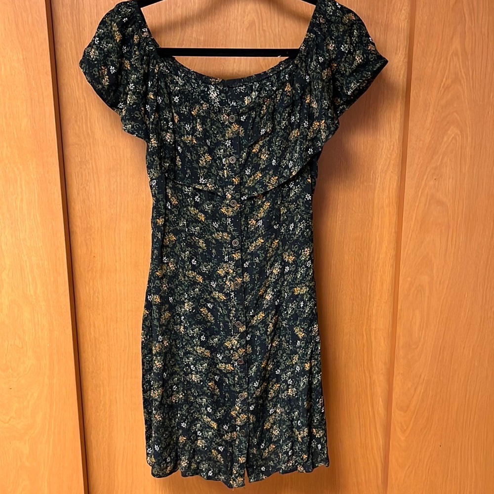 Floral dress.